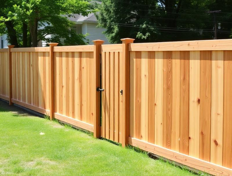 Cedar Fence Installation