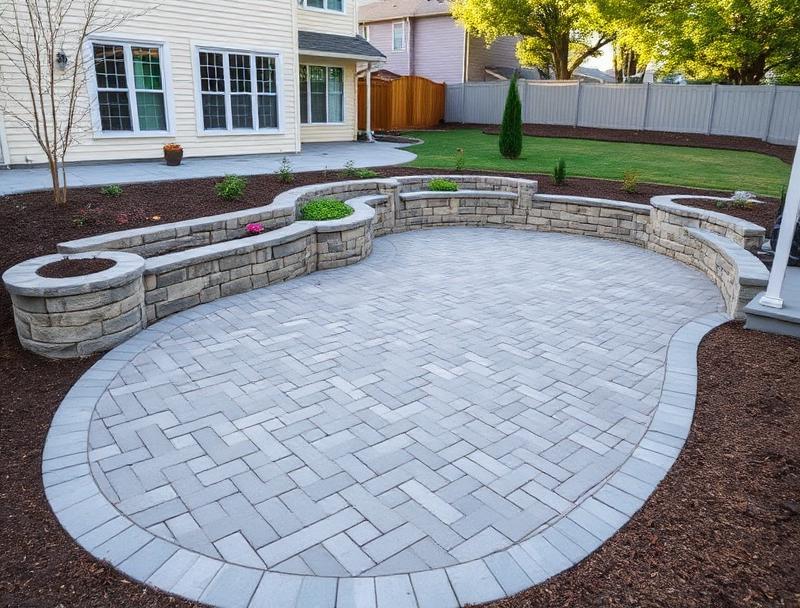 Paver Patio & Retaining Wall
